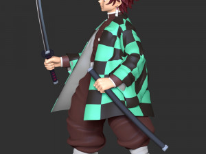 Demon Slayer Hinokami Chronicles - Tanjiro 3D Print Model