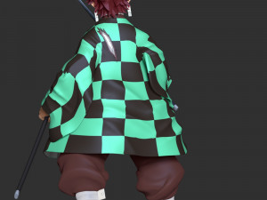 Demon Slayer Hinokami Chronicles - Tanjiro 3D Print Model