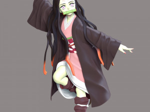 Demon Slayer Hinokami Chronicles - Nezuko 3Dプリントモデル