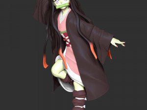 Demon Slayer Hinokami Chronicles - Nezuko 3D-Druckmodell