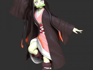 Demon Slayer Hinokami Chronicles - Nezuko 3D-Druckmodell