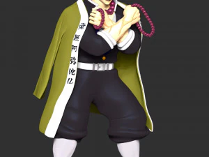 Demon Slayer Hinokami Chronicles - Gyomei Himejima 3D Print Model