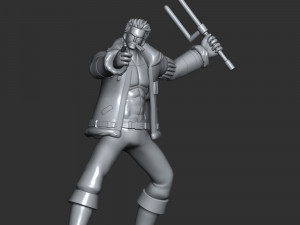 Smoker - One Piece 3D Baskı Modeli