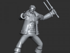 Smoker - One Piece 3D Baskı Modeli