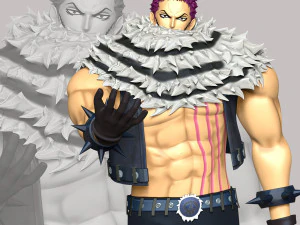 샬롯 카타쿠리 - 원피스 3D 프린트 모델