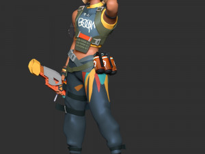 Valorant - Raze 3D Baskı Modeli
