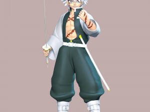Sanemi Shinazugawa - Demon Slayer Kimetsu no Yaiba 3D Print Model
