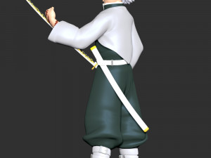 Sanemi Shinazugawa - Demon Slayer Kimetsu no Yaiba 3D Принт Модель