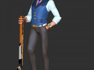 Chamber Valorant 3D Print Model