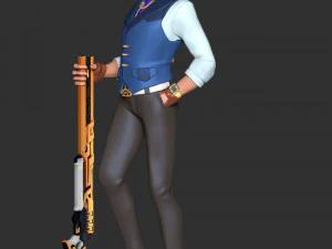 Chamber Valorant 3D Print Model