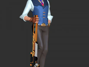 Chamber Valorant 3D Print Model