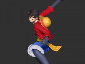 Monkey D Luffy 3D Print Model
