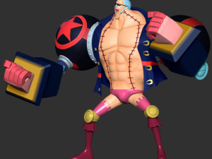 Franky - One Piece 3D 프린트 모델