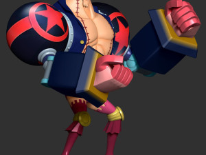 Franky - One Piece 3D 프린트 모델