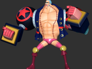 Franky - One Piece 3D 프린트 모델