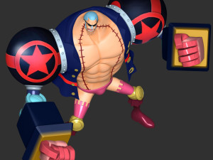 Franky - One Piece 3D 프린트 모델