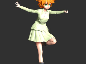 The Promised Neverland - Emma Model do druku 3D