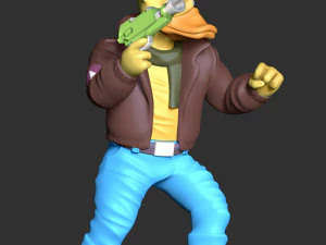 Ace Duck - Teenage Mutant Ninja Turtles 3D Print Model