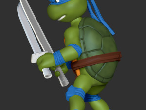 Leonardo - Teenage Mutant Ninja Turtles 3D Принт Модель