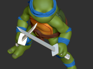 Leonardo - Teenage Mutant Ninja Turtles 3D Принт Модель