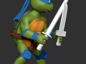Leonardo - Teenage Mutant Ninja Turtles 3D Принт Модель