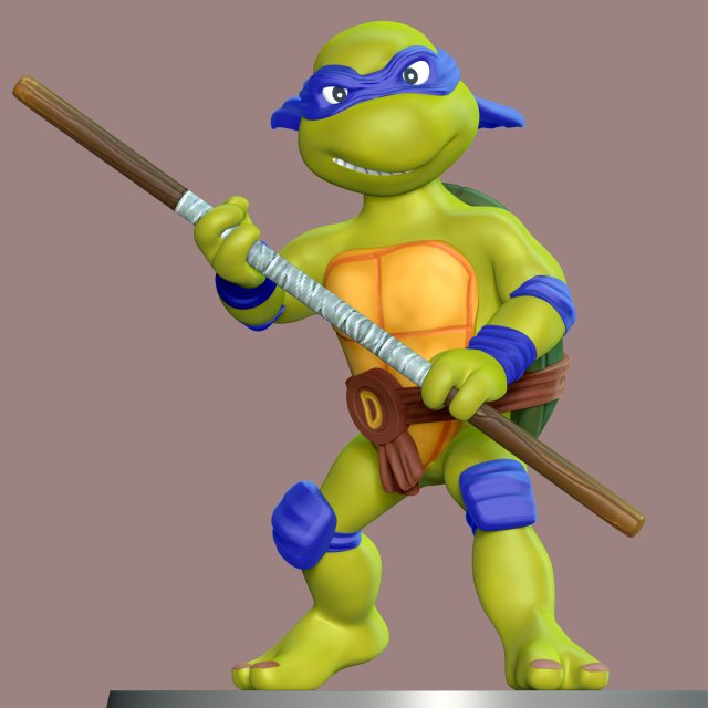 Donatello - Teenage Mutant Ninja Turtles 3D Принт Модель .c4d .max .obj .3ds .fbx .stl .blend