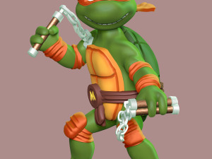 Michelangelo - Teenage Mutant Ninja Turtles 3D Print Model
