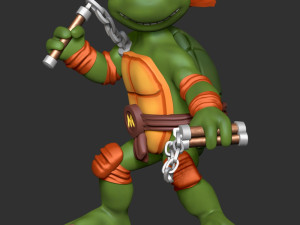 Michelangelo - Teenage Mutant Ninja Turtles Model do druku 3D