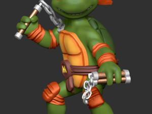 Michelangelo - Teenage Mutant Ninja Turtles Model do druku 3D
