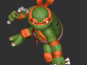 Michelangelo - Teenage Mutant Ninja Turtles Model do druku 3D