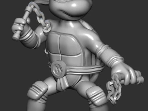 Michelangelo - Teenage Mutant Ninja Turtles 3D Print Model
