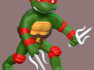 Raphael - Teenage Mutant Ninja Turtles 3D Print Model