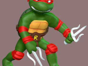 ラファエル - ティーンエイジ・ミュータント・ニンジャ・タートルズ 3Dプリントモデル