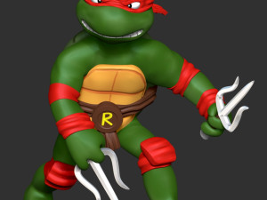 Raphael - Teenage Mutant Ninja Turtles 3D Print Model