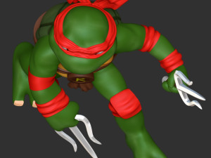 Raphael - Teenage Mutant Ninja Turtles 3D Print Model