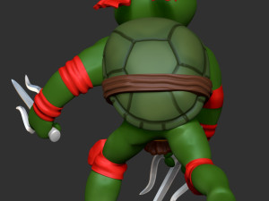 Raphael - Teenage Mutant Ninja Turtles 3D Print Model