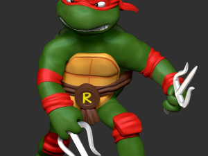 Raphael - Teenage Mutant Ninja Turtles 3D Print Model