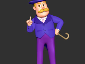 PAW Patrol - Mayor Humdinger 3Dプリントモデル