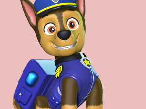 PAW Patrol - Chase Police 3Dプリントモデル