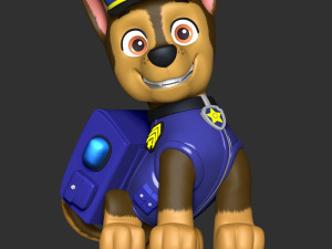 PAW Patrol - Chase Police Modèles 3D en vedette