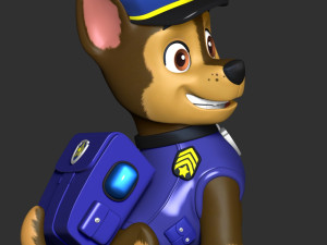 PAW Patrol - Chase Police Modèles 3D en vedette