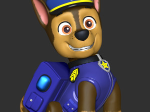 PAW Patrol - Chase Police Modèles 3D en vedette