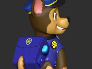 PAW Patrol - Chase Police Modèles 3D en vedette
