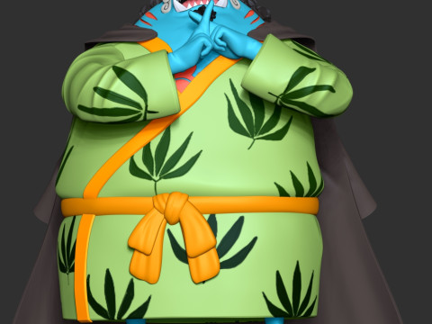 Jinbe - One Piece Model Cetak 3D