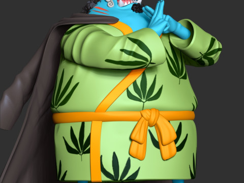 Jinbe - One Piece Model Cetak 3D