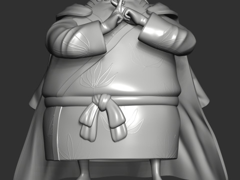 Jinbe - One Piece Model Cetak 3D