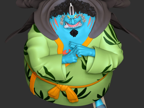 Jinbe - One Piece Model Cetak 3D