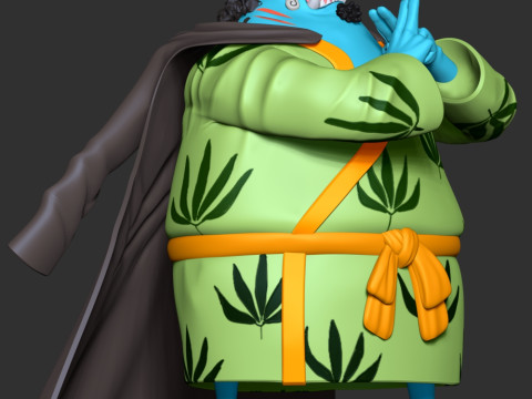 Jinbe - One Piece Model Cetak 3D