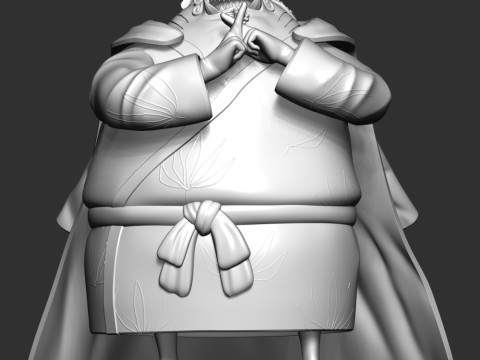 Jinbe - One Piece Model Cetak 3D