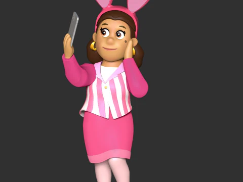 PAW Patrol - Mayor Goodway 3D Print Model